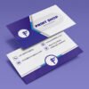 Abstract creative business card template