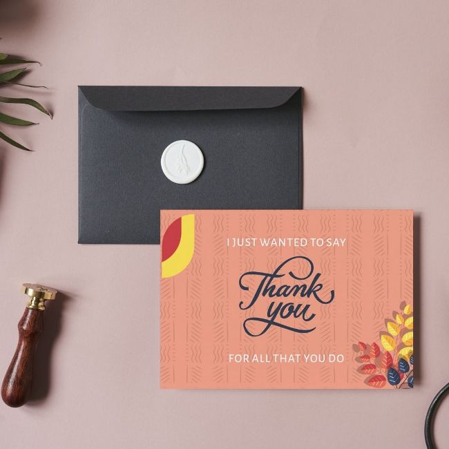 Thank You Invitation Card Template