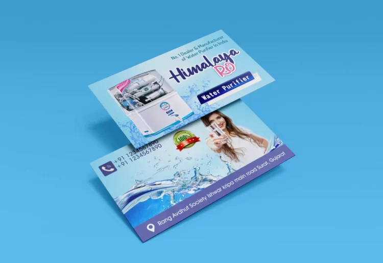 Water purifier RO business card