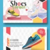 Shoe footwear shop visiting card cdr file download 290722