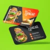 Burger shop Business Card Design Template 190822