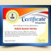 Certificate of employee experice 160822