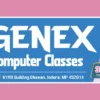 Computer center coaching center tuition class flex banner cdr and psd file 01082022