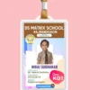 School student ID Card template cdr and psd file download-min