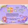 Baby shower invitation card god bharai aamantran card cdr and psd file download_190423-min