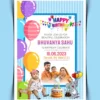 Simple and clean Birthday invitation template 280723