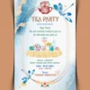 Download Your Exquisite Tea Party Invitation Template 050723