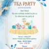 Download Your Exquisite Tea Party Invitation Template 050723