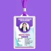 Student ID Card Template for School