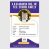 Student ID Card Template For School 290823a