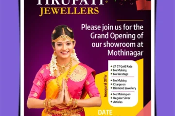 Jewellery Shop Grand Opening Invitation Card Template 071023