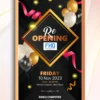 Shop Grand opening invitation card template 161123