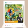 Sawan somwar shiv ji festival banner for social media 240724