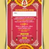Satyanarayan katha puja invitation card template 010724