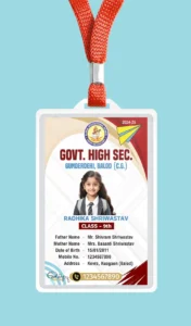 Student Id Card Template For Govt School 250724