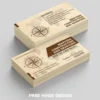 Professional business card template for engineering and construction firms 140924