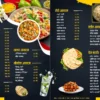 Unique style and menu offerings for Hotel Download menu card 120924