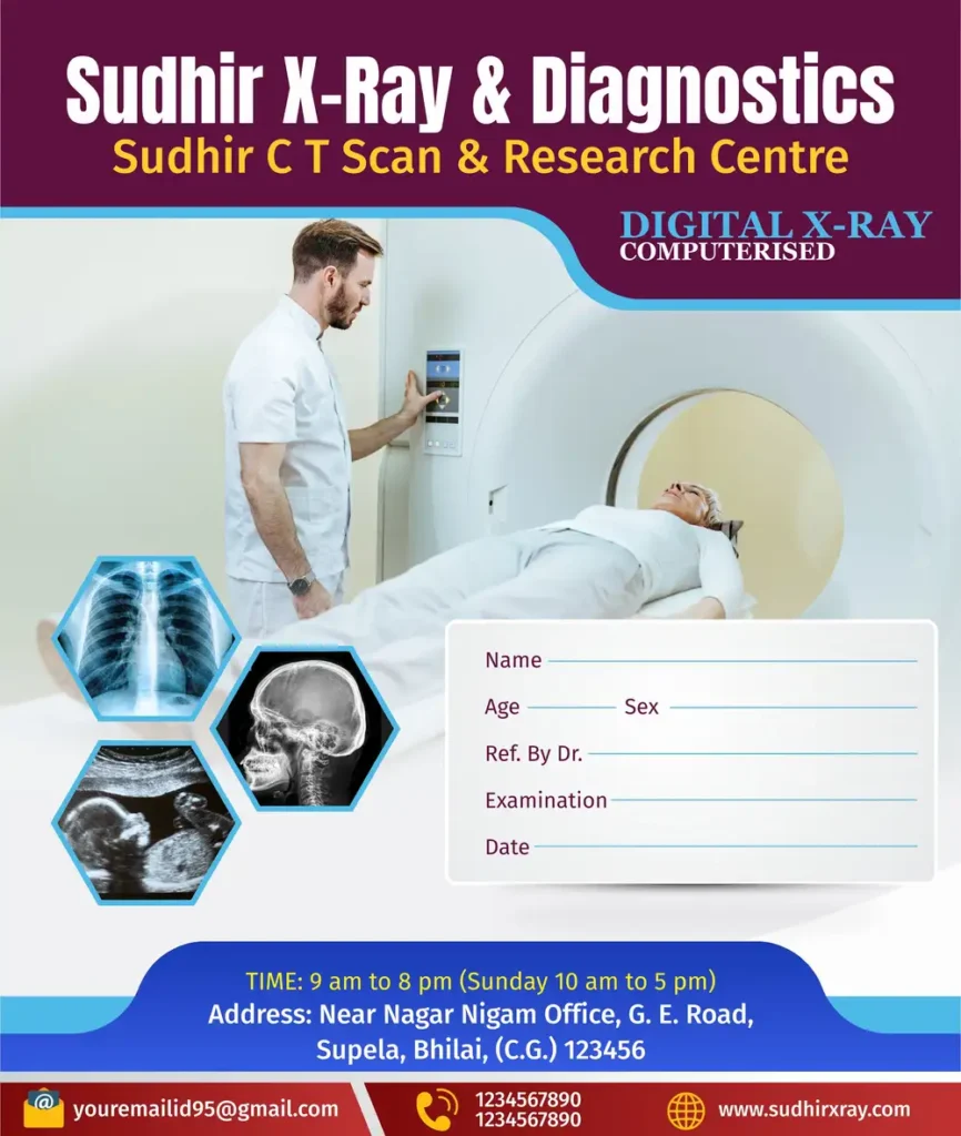 X-Ray & Diagnostic Hospital Report Folder Template 051024