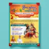 Download Bhagwat Mahapuran Katha Invitation Card Template 121124
