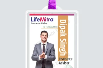 Insurance advisor id card tempalte download 240325
