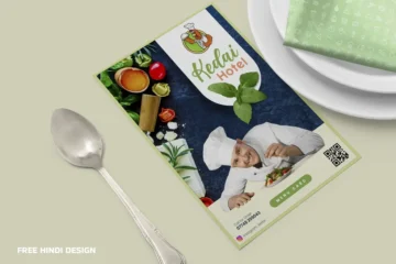 Professionally Designed Hotel and Restaurant Menu Card Template 090525