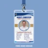 Download this clean and professional Employee ID Card Template 120725