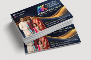 Men's Fashion & Cloth Store Business Card Template