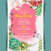 Naming Ceremony Invitation Card Template CDR & PSD Free Download | Baby Naming Function Card Design