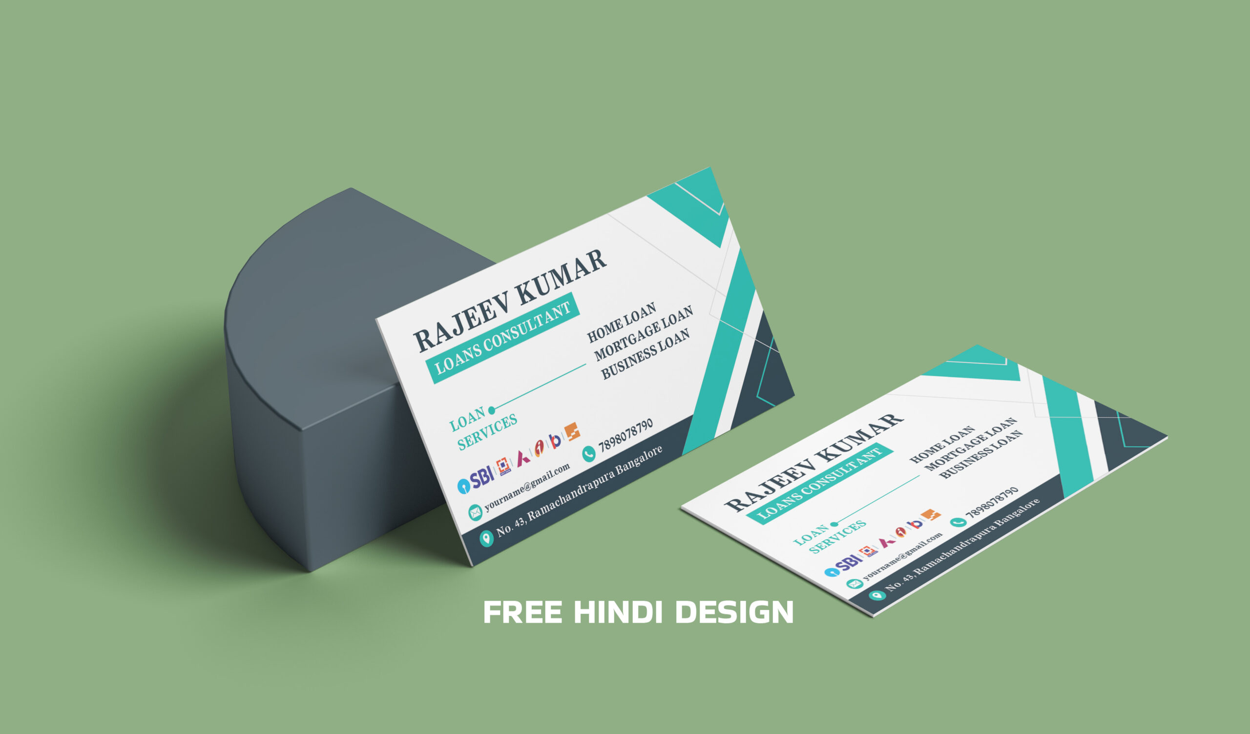 Download a stylish and professional Finance and Loan Service Business Card