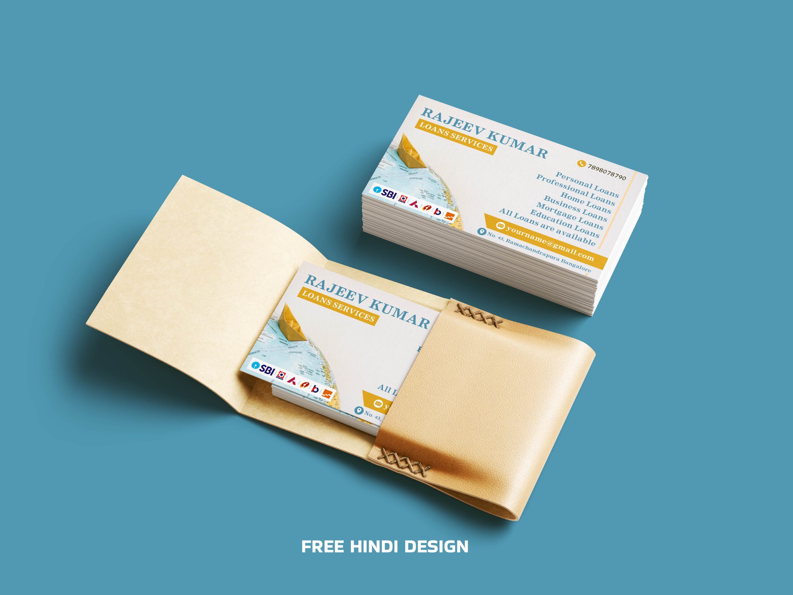 Download a stylish and professional Finance and Loan Service Business Card 201125