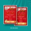 Download this Red Luxury Wedding Card Template