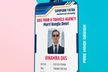 Tour & Travels Agency ID Card Template Download
