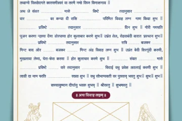 Lagna Patrika CDR and PSD File Download Create Stunning Hindi Wedding Invitations 260426